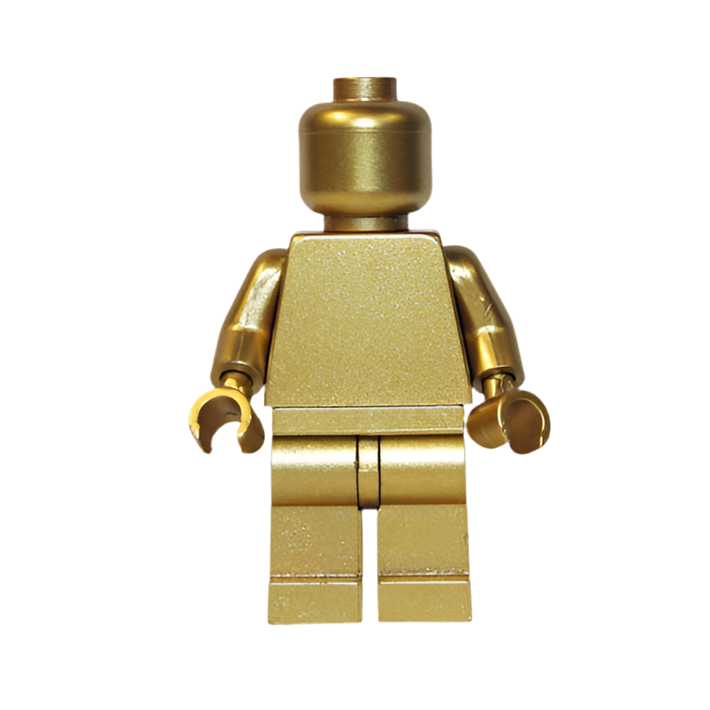 Monochrome Metallic Minifigure for Lego 7