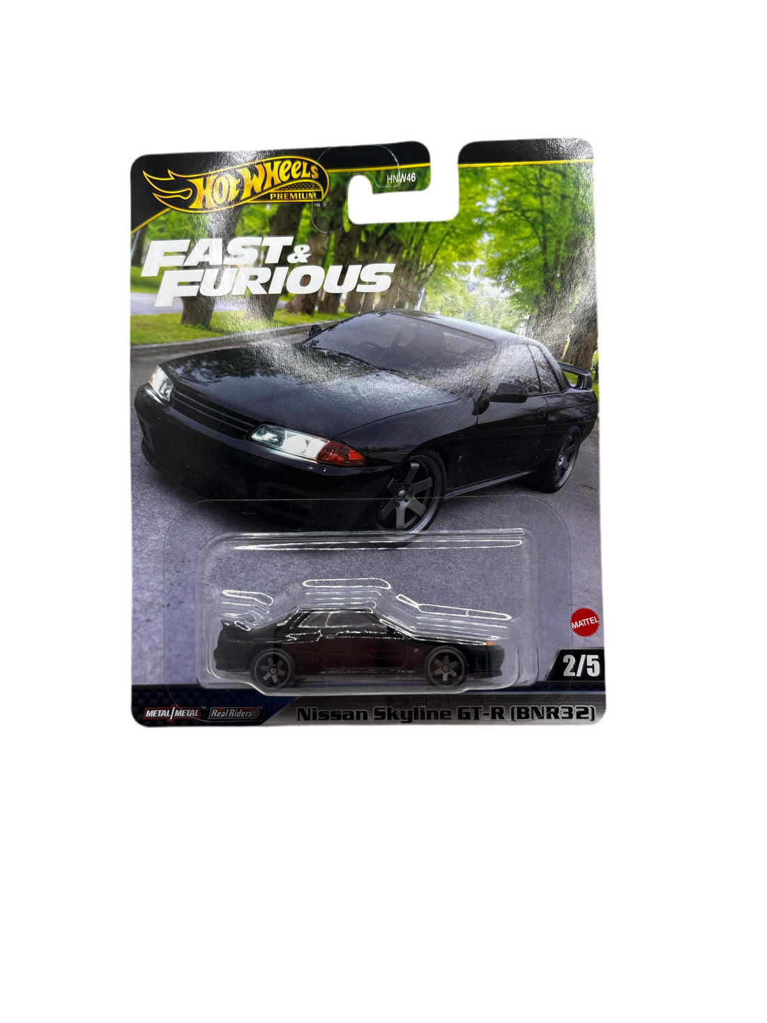 Hot Wheels Nissan Skyline GT-R (BNR32) Diecast Black