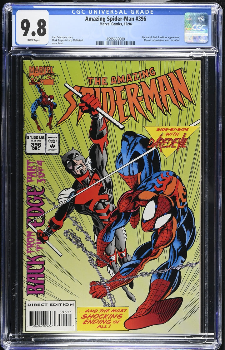 Amazing Spider-Man #396 (12/94) Graded CGC 9.8