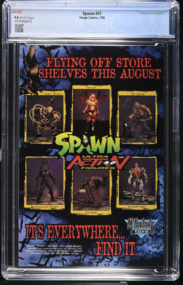 Spawn #51 (7/96) Graded CGC 9.8 2