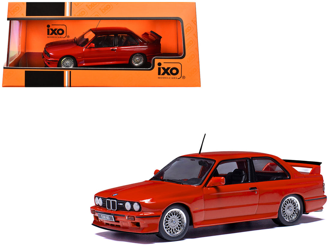 1990 BMW M3 Sport Evolution Red 1/43 Diecast Model by IXO Models-0