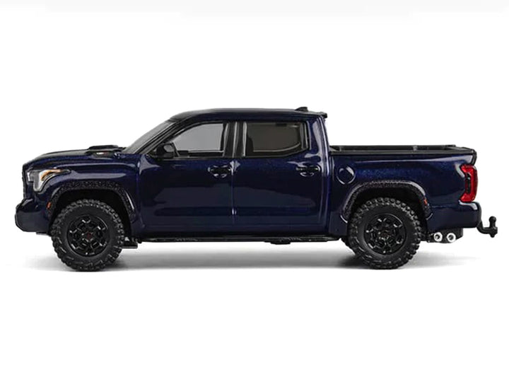 Toyota Tundra Pickup Truck Dark Blue Metallic 1/64 Diecast Model Car by CM Model-0