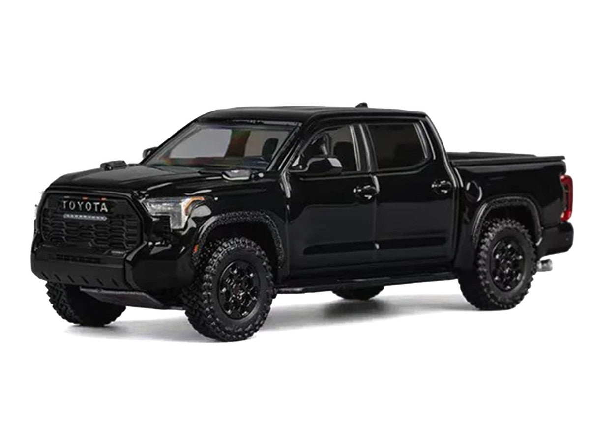Toyota Tundra Pickup Truck Black 1/64 Diecast Model Car by CM Models