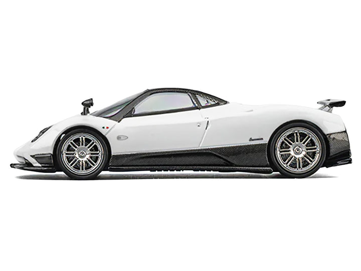 Pagani Zonda F Pearl White with Black Top 1:64 diecast model by CM Models