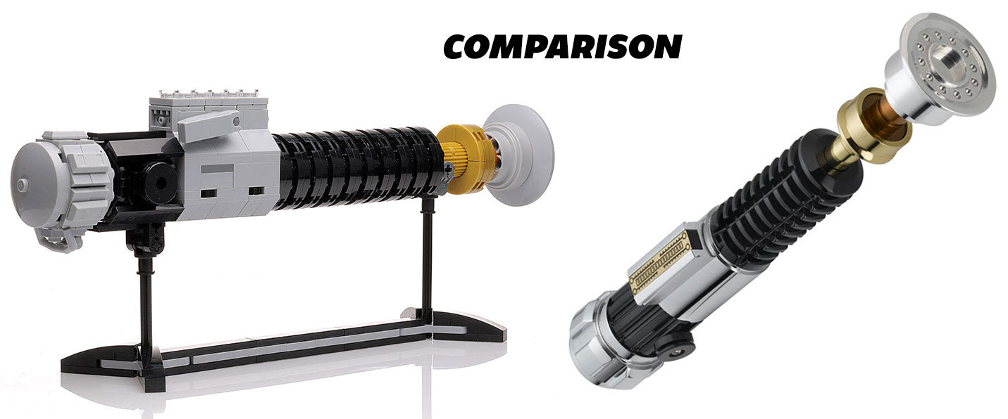Obi-Wan Lightsaber w/ Stand made with LEGO parts 3