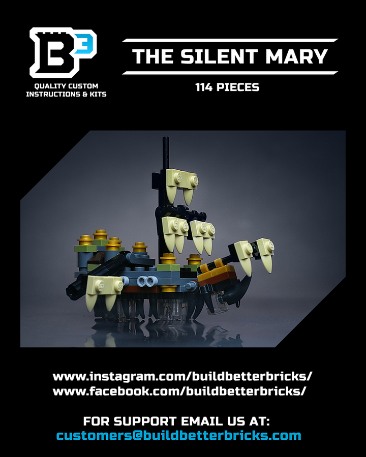 Custom Mini The Silent Mary Pirate Ship 2