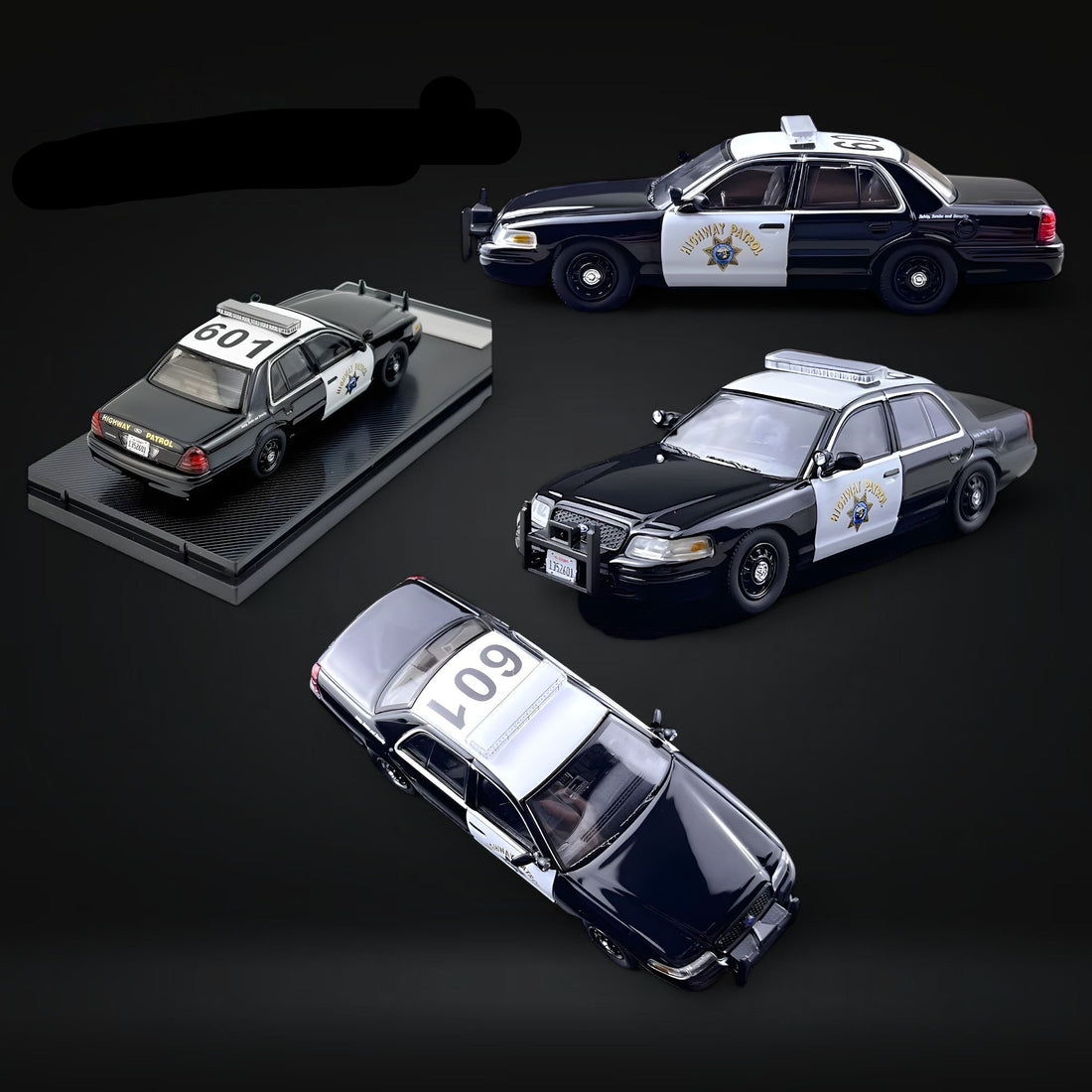 Ford Crown Victoria California State Police Car 1:64 by Rollin