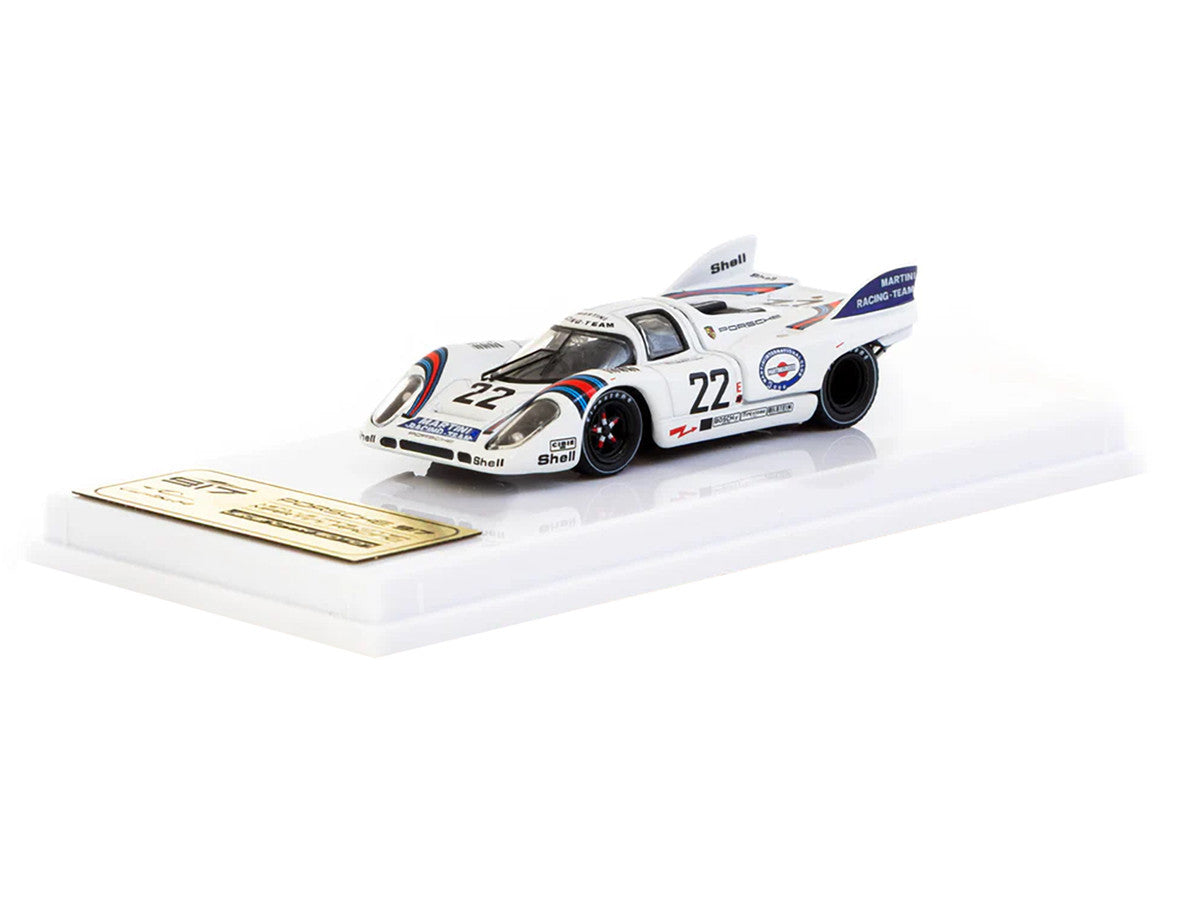 Porsche 917K #22 Gijs van Lennep - Helmut Marko "Martini Racing" Winner "24 Hours of Le Mans" (1971) "Curitiba64" Series 1/64 Diecast Model Car by Tarmac Works-1