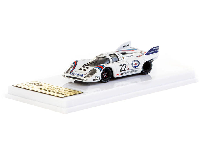 Porsche 917K #22 Gijs van Lennep - Helmut Marko "Martini Racing" Winner "24 Hours of Le Mans" (1971) "Curitiba64" Series 1/64 Diecast Model Car by Tarmac Works-1