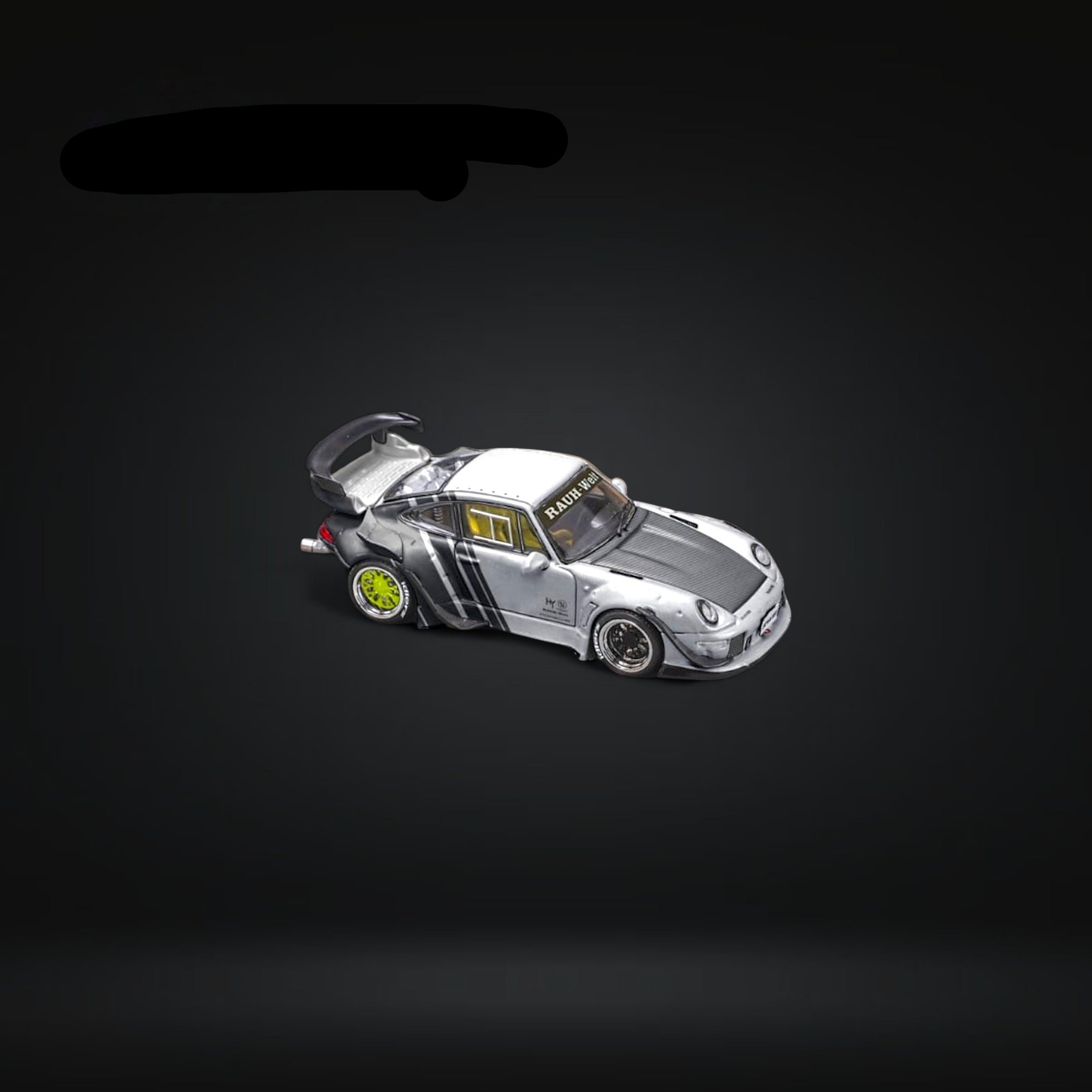 Porsche RWB 993 GT Wing Cyberpunk Silver Livery Ordinary 1:64 by Star Model 3