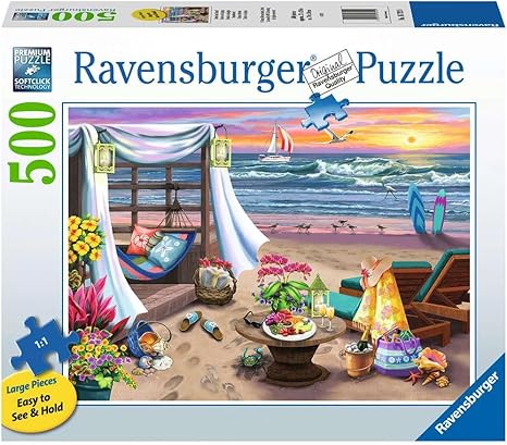 Ravensburger Cabana Retreat Puzzle - 500-Piece Jigsaw Puzzle