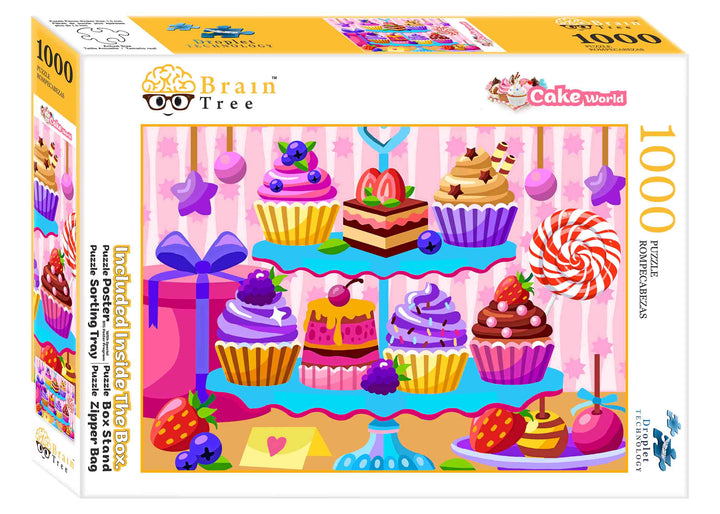 Cake World Jigsaw Puzzles 1000 Piece-1