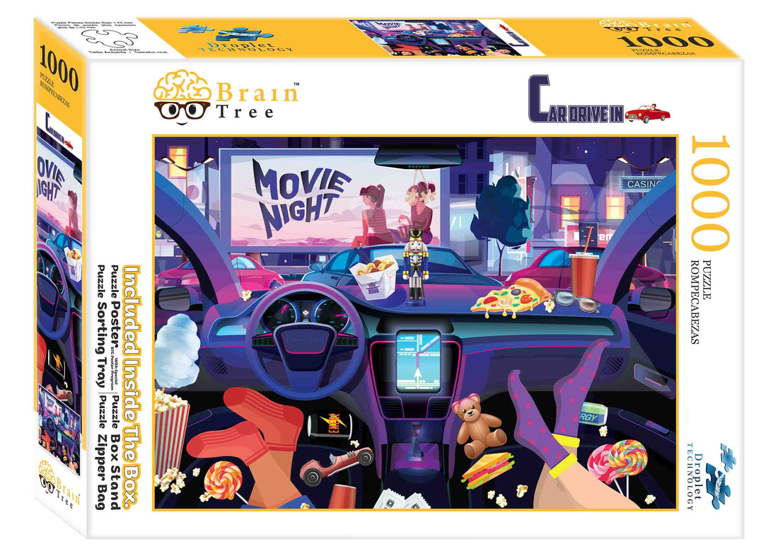 Car Drive Jigsaw Puzzles 1000 Piece-1