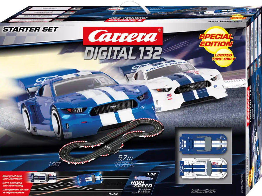 Carrera DIGITAL 132 Starter Set 1:32 Scale Slot Car Racing Set | 20030033