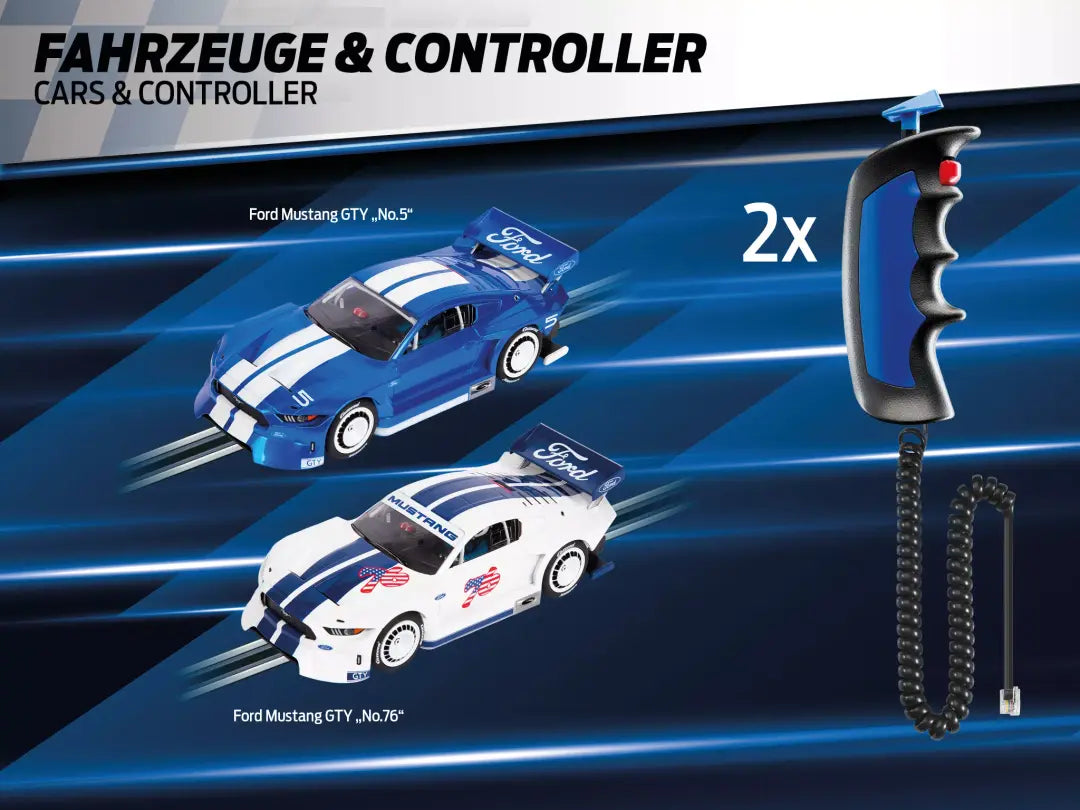 Carrera DIGITAL 132 Starter Set 1:32 Scale Slot Car Racing Set | 20030033 Cars and Controller
