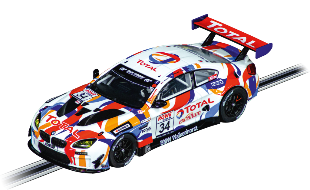 BMW M6 GT3 "Walkenhorst Motorsport, No 34" Carrera 1:32 Scale Digital Slot Car by Carrera on the track 20031022 