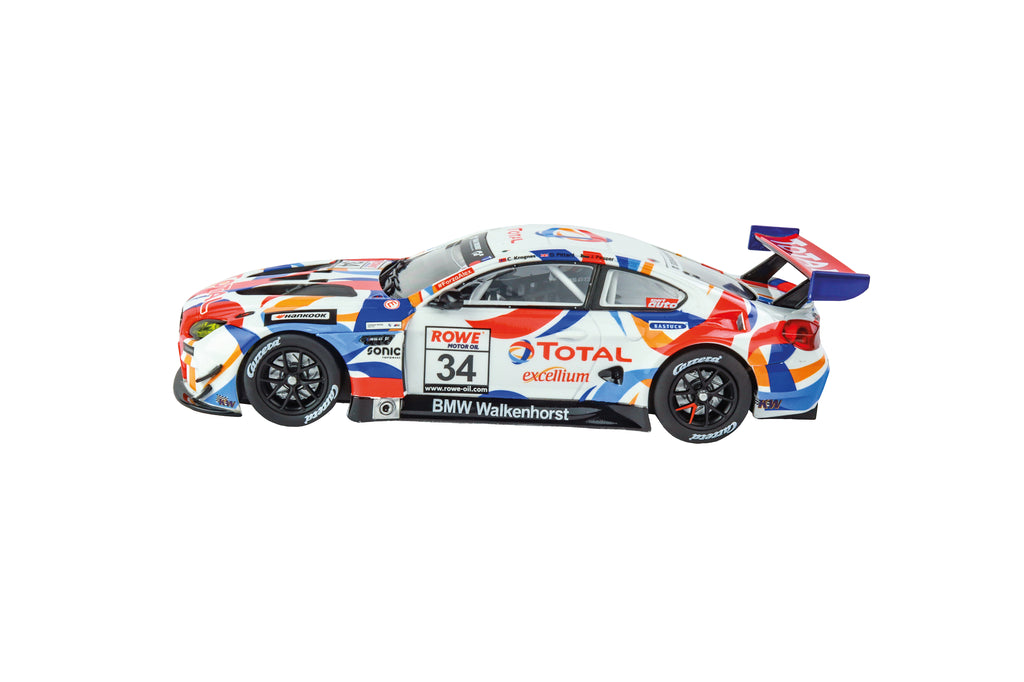 BMW M6 GT3 "Walkenhorst Motorsport, No 34" Carrera 1:32 Scale Digital Slot Car by Carrera Side View 20031022 