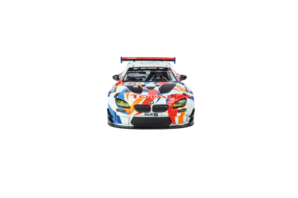 BMW M6 GT3 "Walkenhorst Motorsport, No 34" Carrera 1:32 Scale Digital Slot Car by Carrera Front View 20031022 