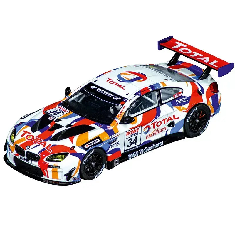 BMW M6 GT3 "Walkenhorst Motorsport, No 34" Carrera 1:32 Scale Digital Slot Car by Carrera Driver Side View 20031022 