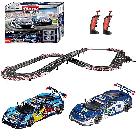 DTM Bull and Horse Digital Electric 1:32 Scale Slot Car Racing Track Set  20030022