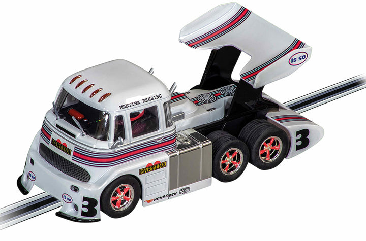 Carrera Race Truck Cabover Martina Rehsing Team #3 1:32 Scale Digital Slot Car by Carrera Close Up View 20031049