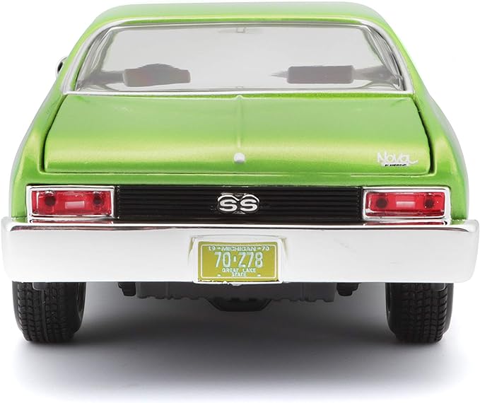 Chevrolet Nova SS 1970 SE 1:24 diecast by Maisto Rear View