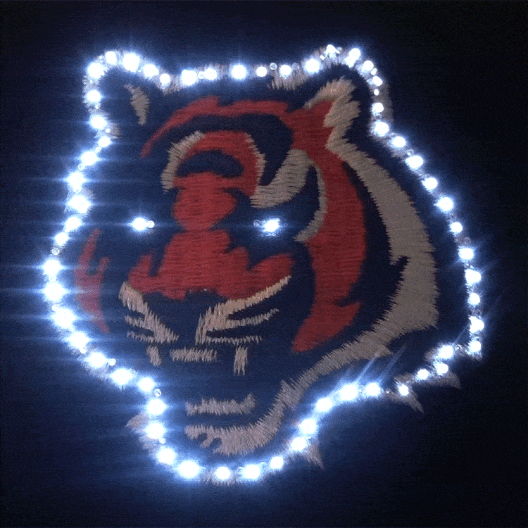 Cincinnati Bengals Flashing Fiber Optic Cap-2
