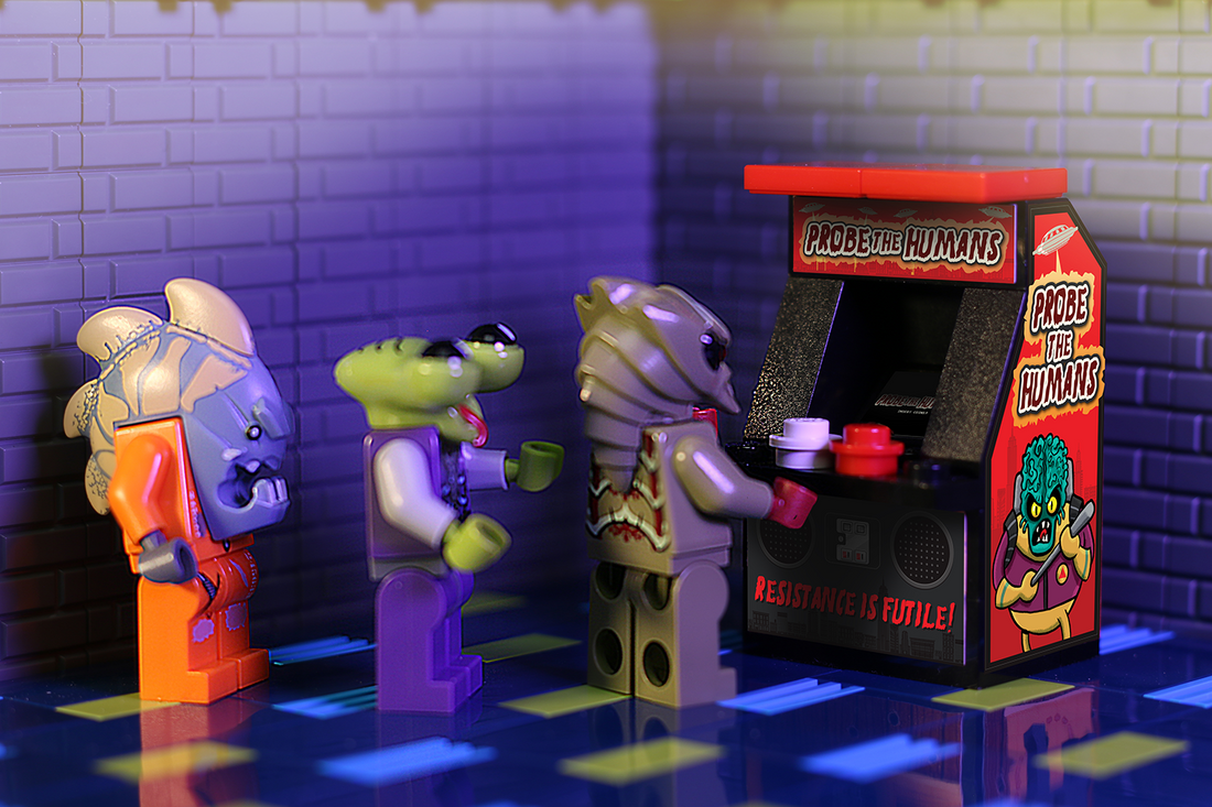 Probe the Humans for Lego - B3 Customs Arcade Machine 2