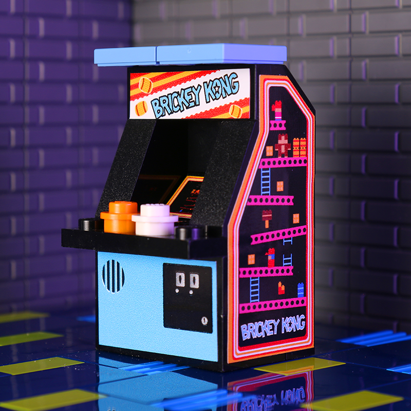 Brickey Kong - Custom Arcade Machine made using LEGO parts 3