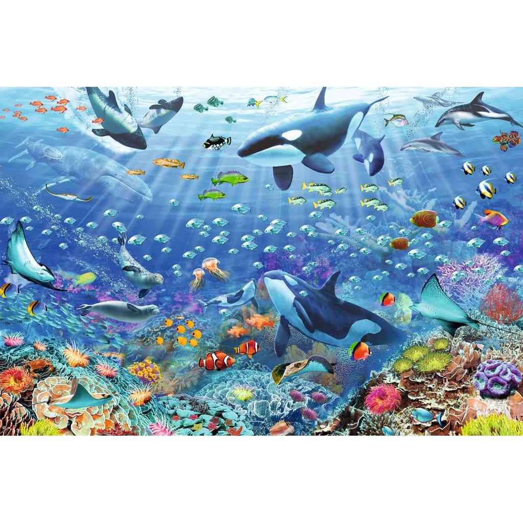 Colorful Underwater World 3000 Piece Jigsaw Puzzle Ravensburger 2