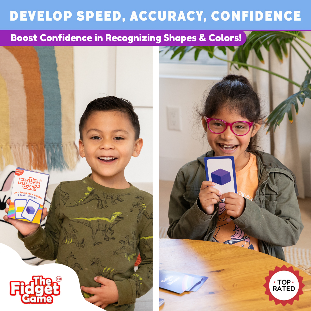 2D & 3D Shapes & Colors Card Pack 6