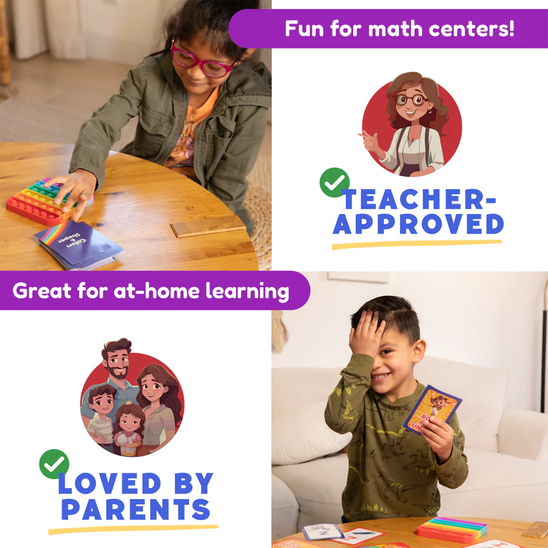 2D & 3D Shapes & Colors Card Pack 7