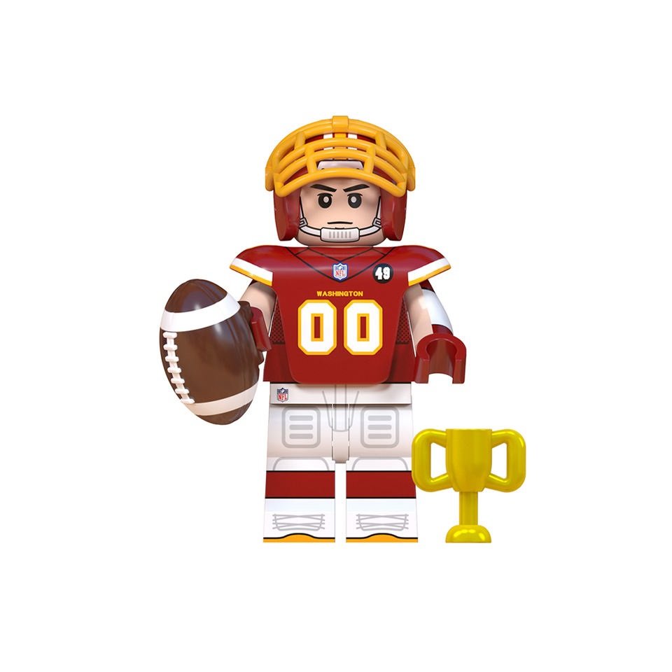 Washington Commanders - NFL Minifigure for Lego