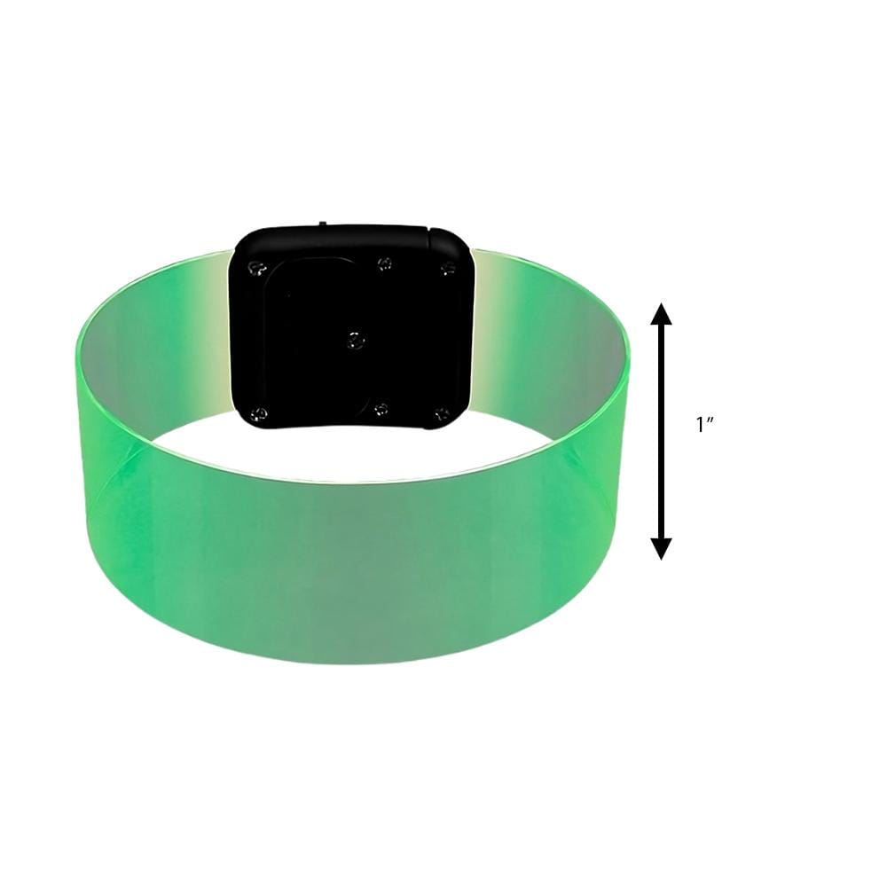Cosmic Green LED Bracelets Magnetic Clasp-3