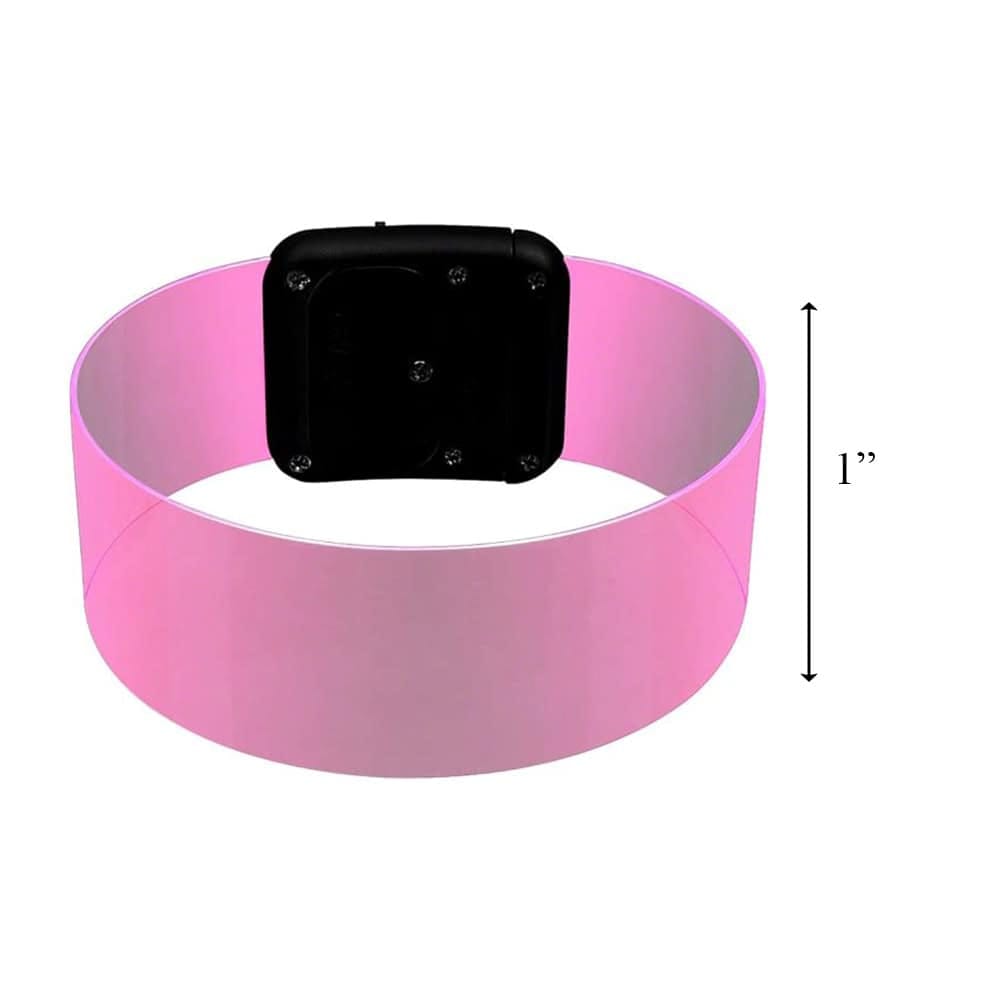 Cosmic Pink LED Bracelets Magnetic Clasp-1