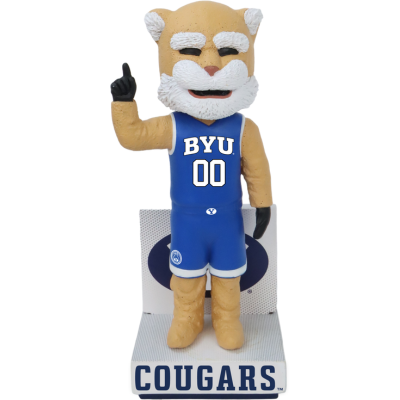 Cosmo the Cougar BYU Cougars Mascot Basketball Jersey Bobbleheads 2