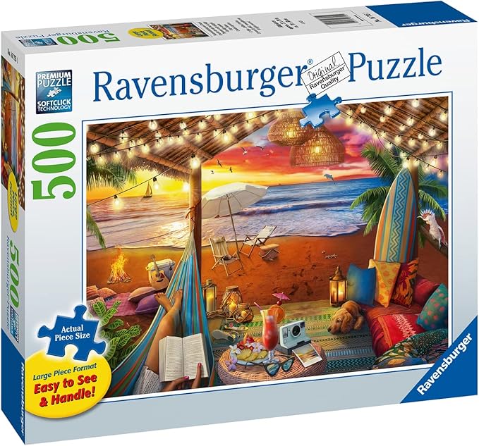 Ravensburger Cozy Cabana Puzzle - 500-Piece Jigsaw Puzzle - 3