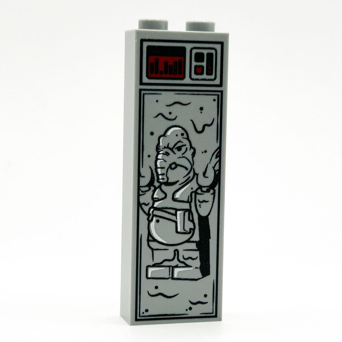 Blue Trader in Carbonite (1x2x5 Brick) for Lego