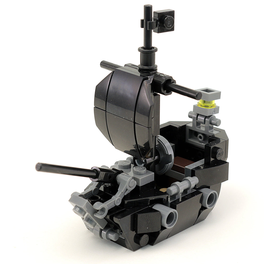 Mini Black Pearl Pirate Ship (Pearl) made with LEGO parts