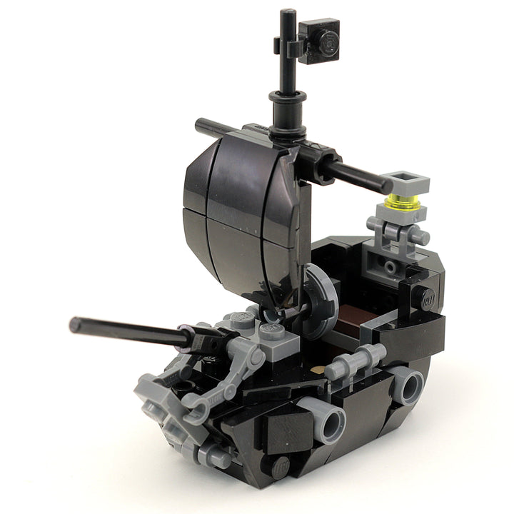 Mini Black Pearl Pirate Ship (Pearl) made with LEGO parts