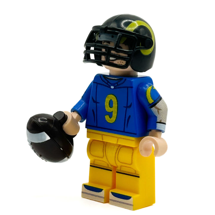 #9 QB LA Football Player Minifig for Lego