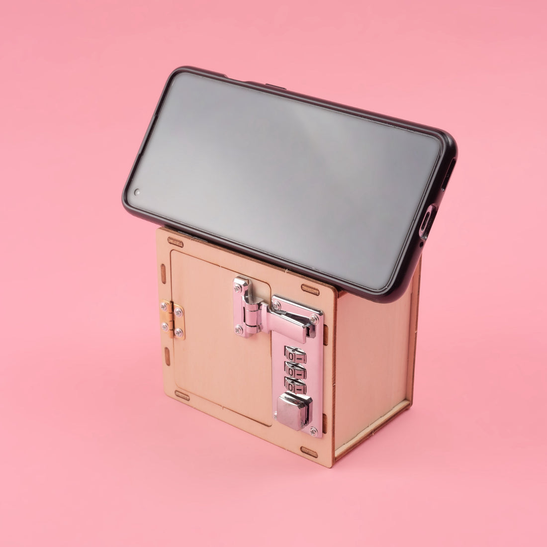 Combination Lock Box & Phone Holder DIY Kit, Educational STEM Toy 4