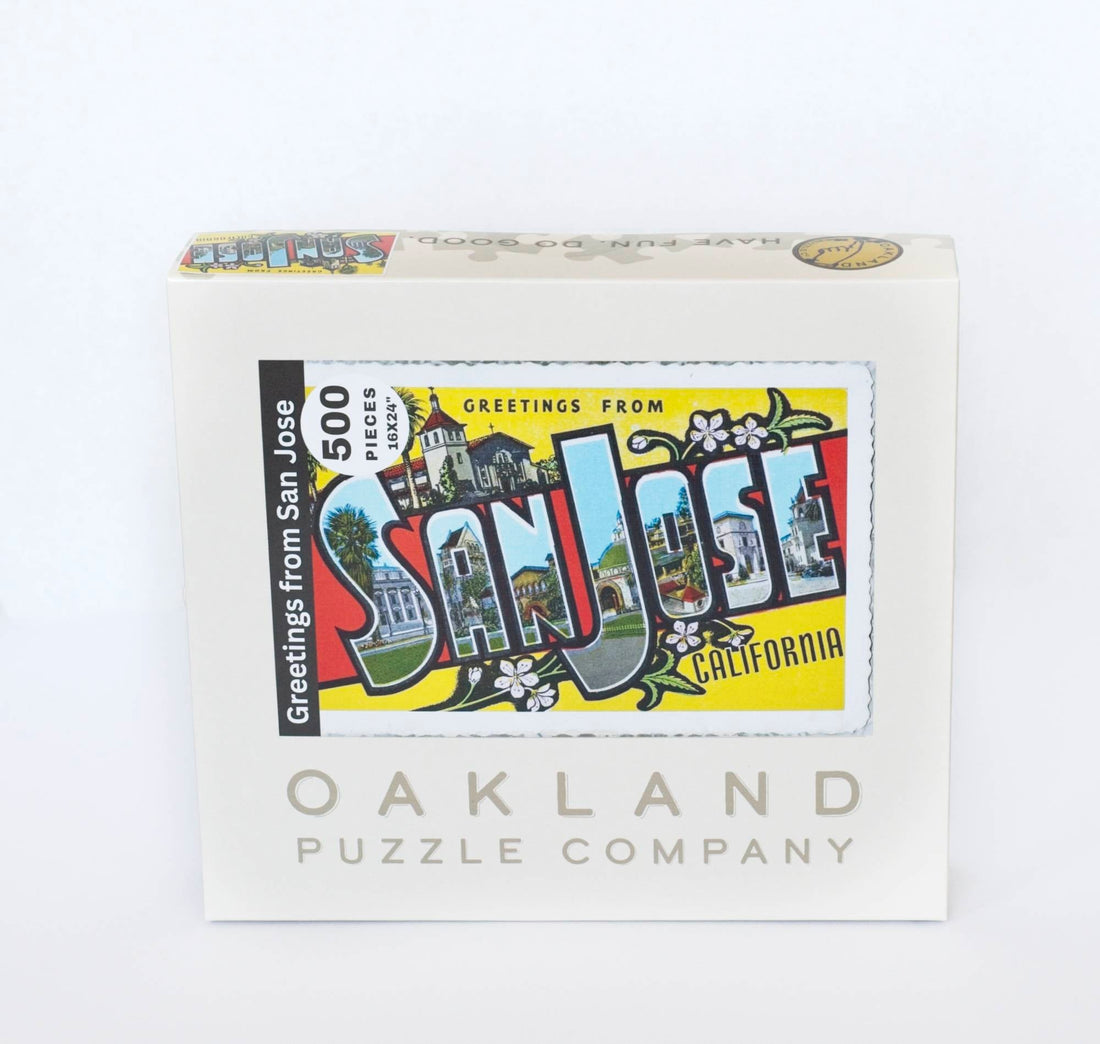 Greetings from San José Puzzle – 500-Piece Vintage Postcard Art 2