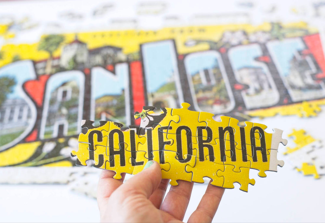 Greetings from San José Puzzle – 500-Piece Vintage Postcard Art 5