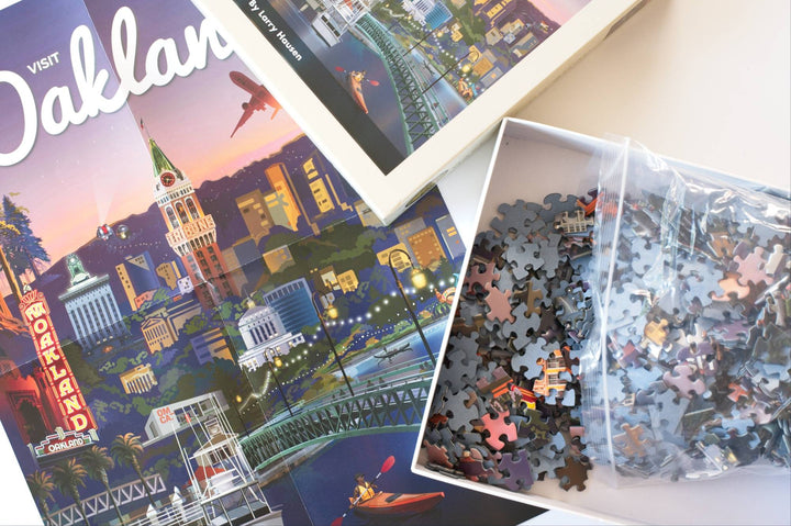 Visit Oakland by Larry Hausen- A Limited Edition 1000-piece puzzle 2