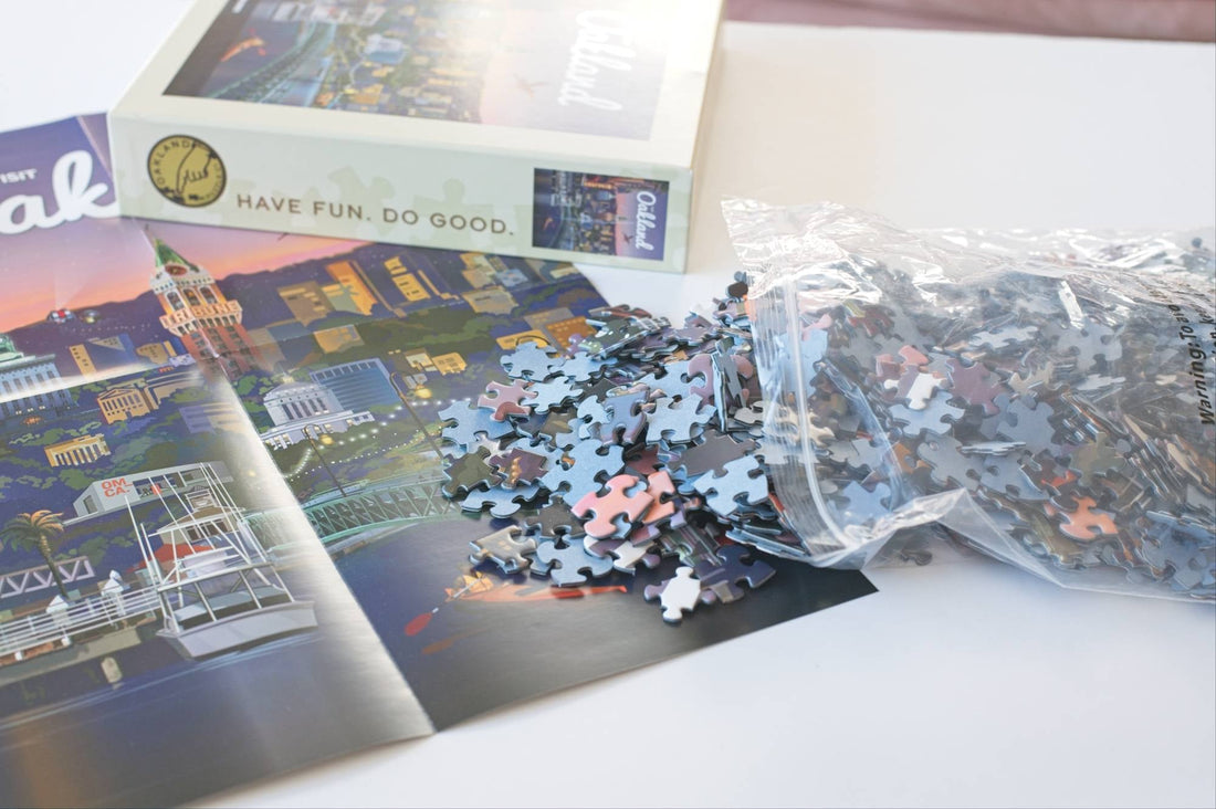 Visit Oakland by Larry Hausen- A Limited Edition 1000-piece puzzle 5