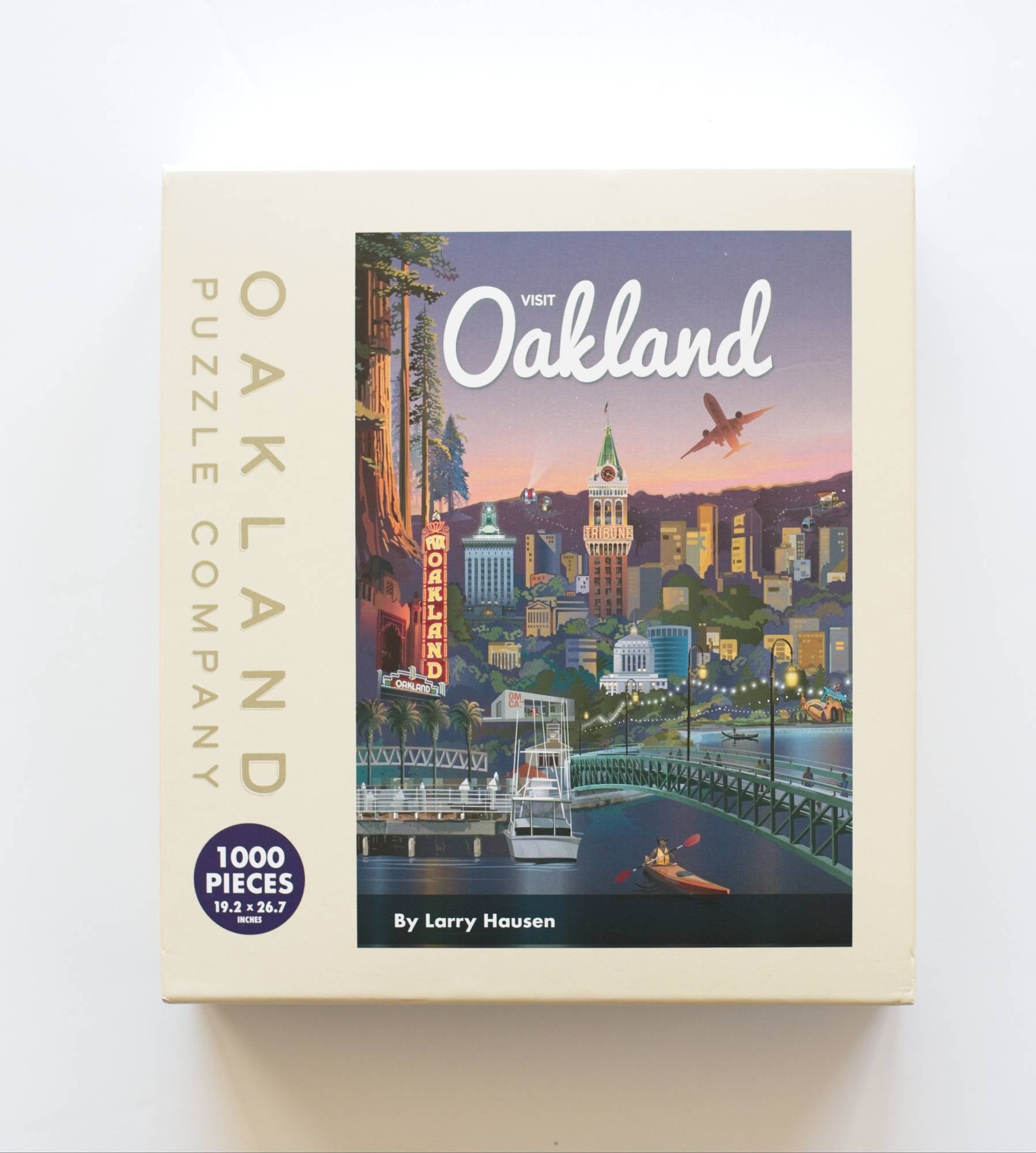 Visit Oakland by Larry Hausen- A Limited Edition 1000-piece puzzle 3