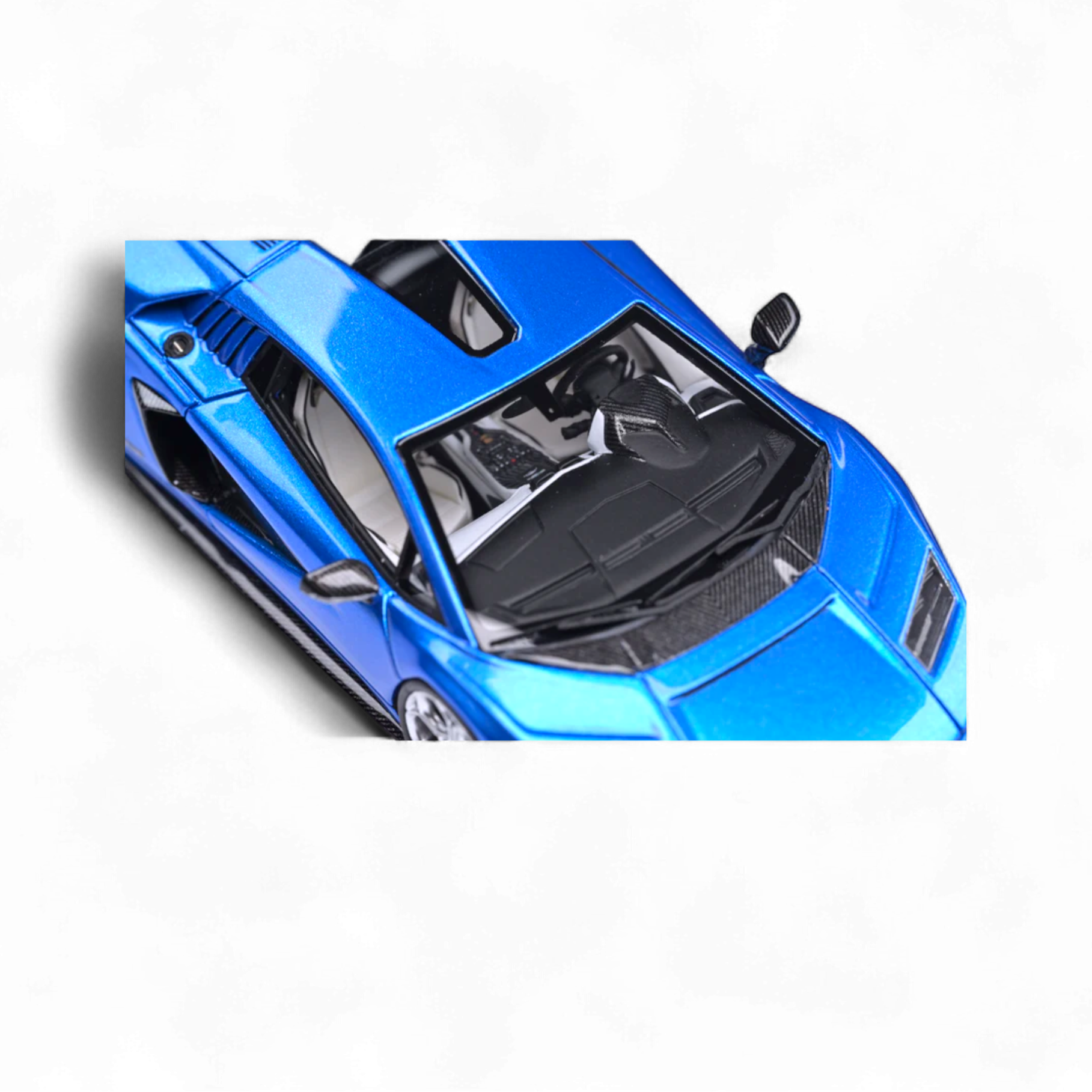 NEO COUNTACH LPI 800-4 BLU TAHITI DARK BLUE 1:64 Resin by Fuelme Model 5