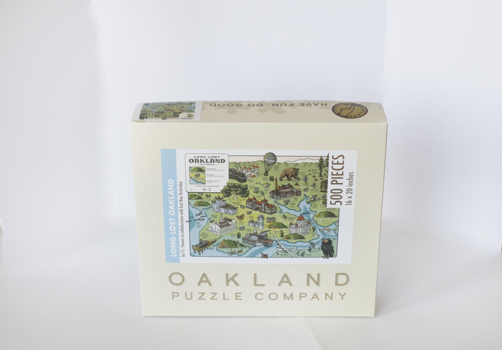 Long Lost Oakland Puzzle, a 500-Piece Illustrated History by T.L. Simons & East Bay Yesterday 6