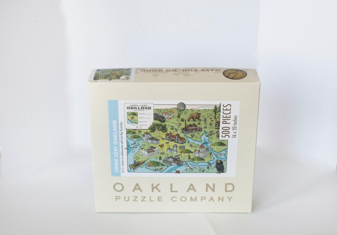 Long Lost Oakland Puzzle, a 500-Piece Illustrated History by T.L. Simons & East Bay Yesterday 6